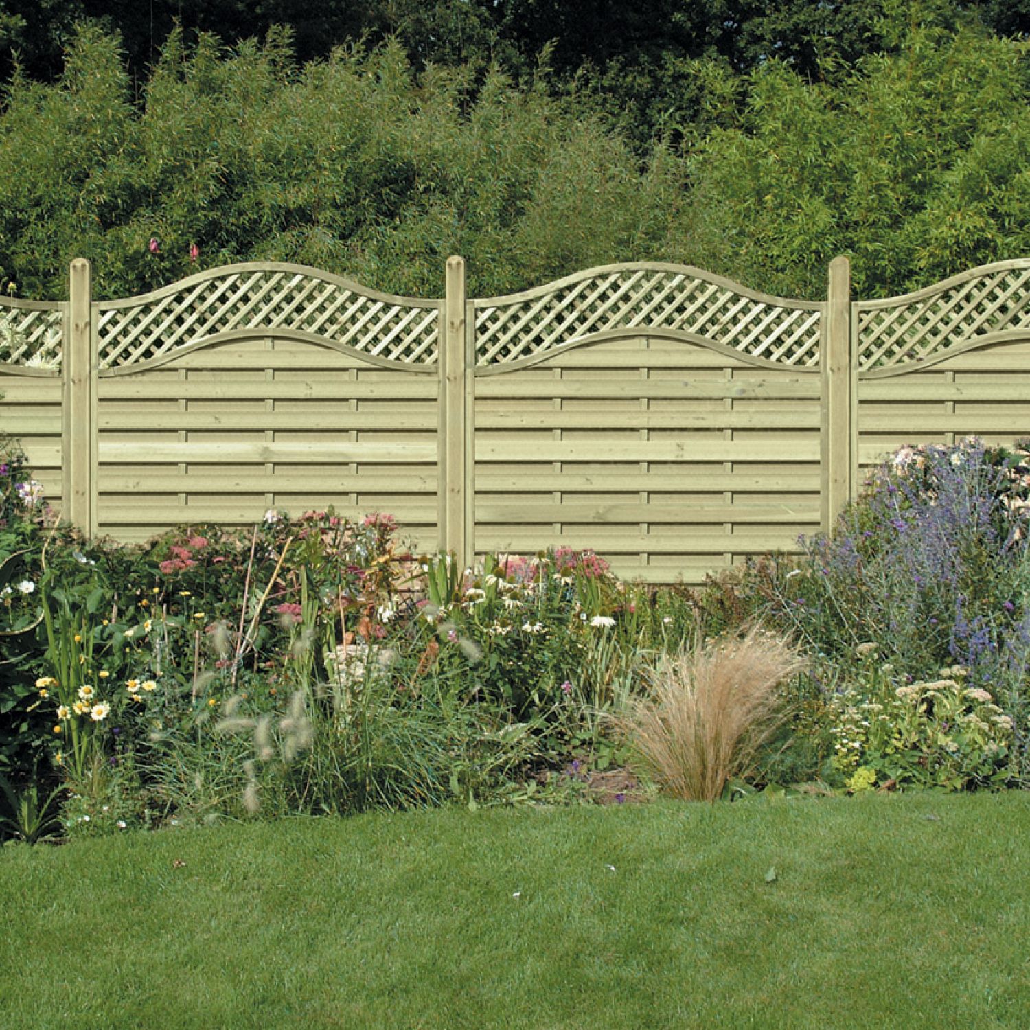 6-foot wide modular fence panels