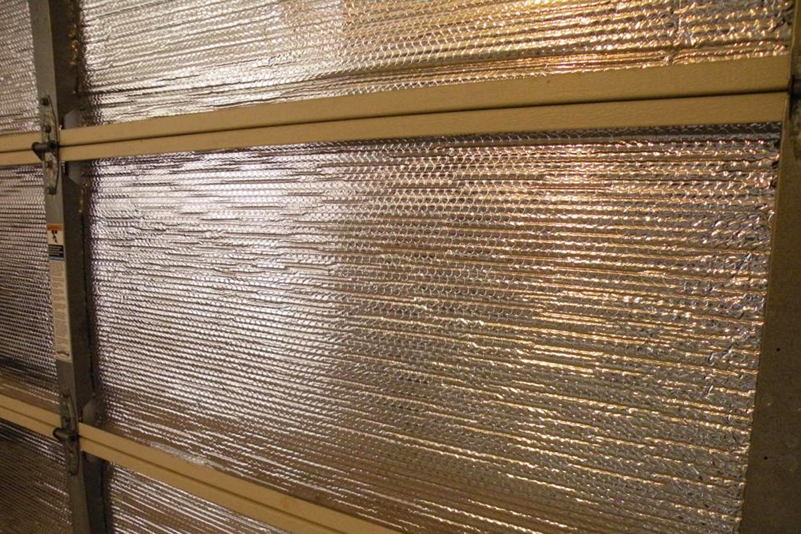 insulation garage door doors insulate blanket insulating repair heat kit insulated diy barrier standard residential closet value material reflective carport