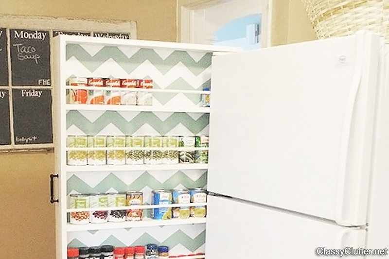 Diy Pantry Roll Out Pantry Small Kitchen Houselogic