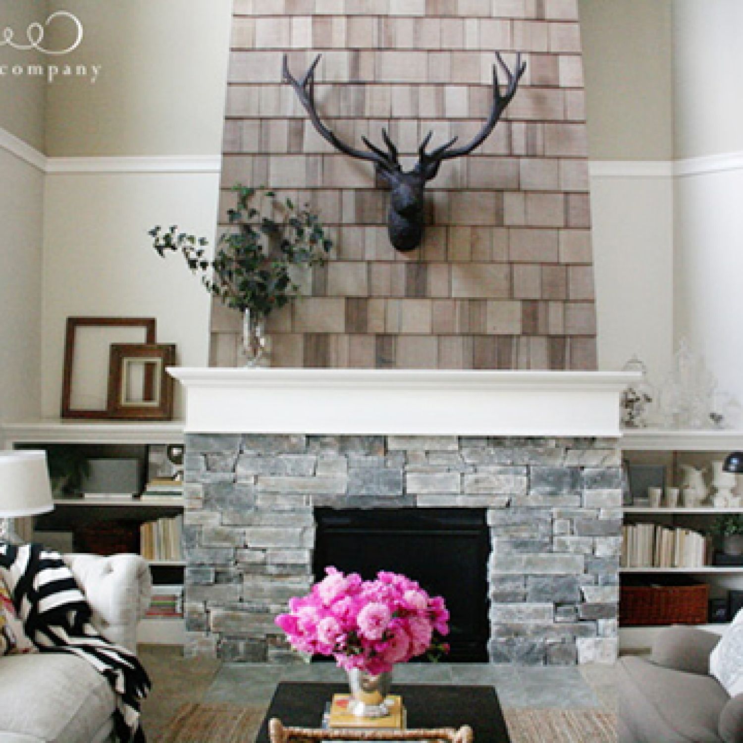 Reveal photos from several fireplace makeovers