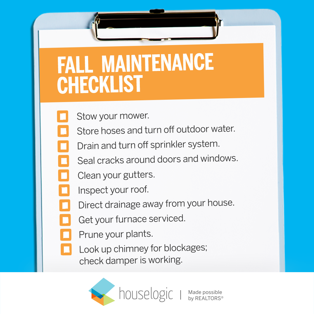 Fall Home Maintenance Checklist To Get Your Home Ready For Winter   Autumn Fall Maintenance Checklist 