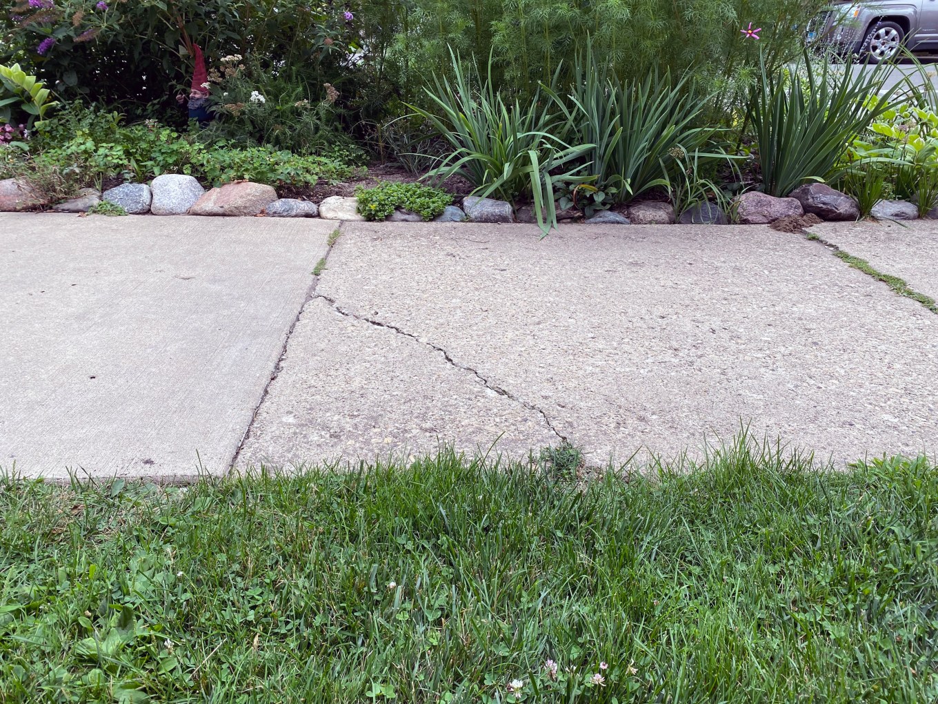 Repair cracks in your driveways and sidewalks before winter hits to prevent them from spreading.