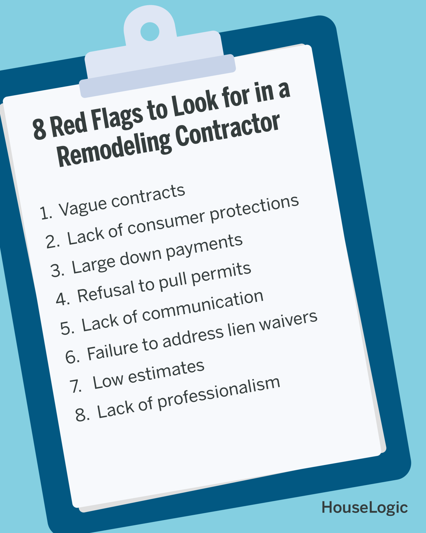 8 red flags to look for in a contractor.