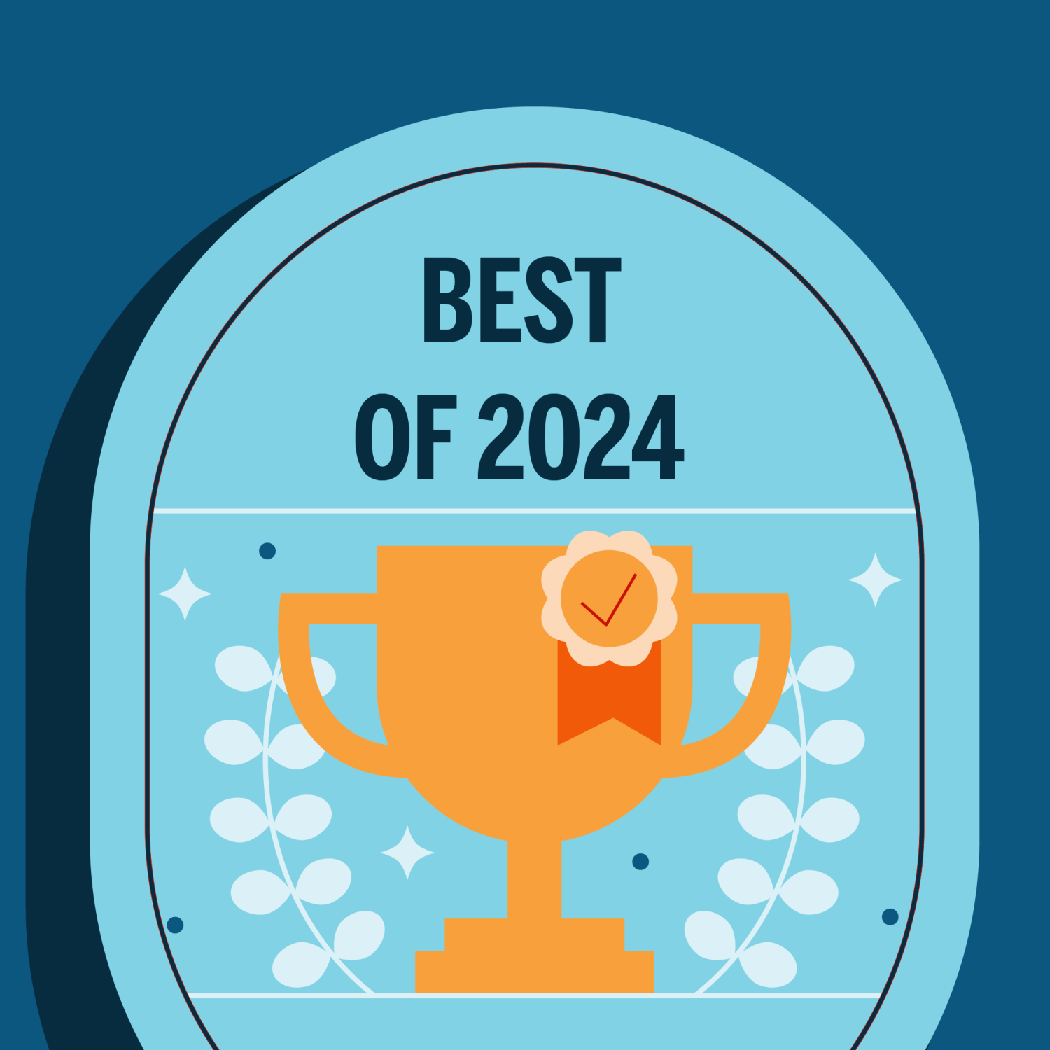 A graphic of a trophy with the words "best of 2024" to highlight HouseLogic's Best of 2024.